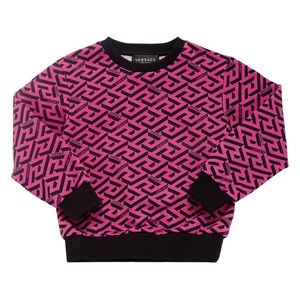 Versace Greca-print cotton sweatshirt